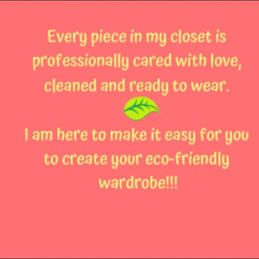 Pre-cleaned Closet